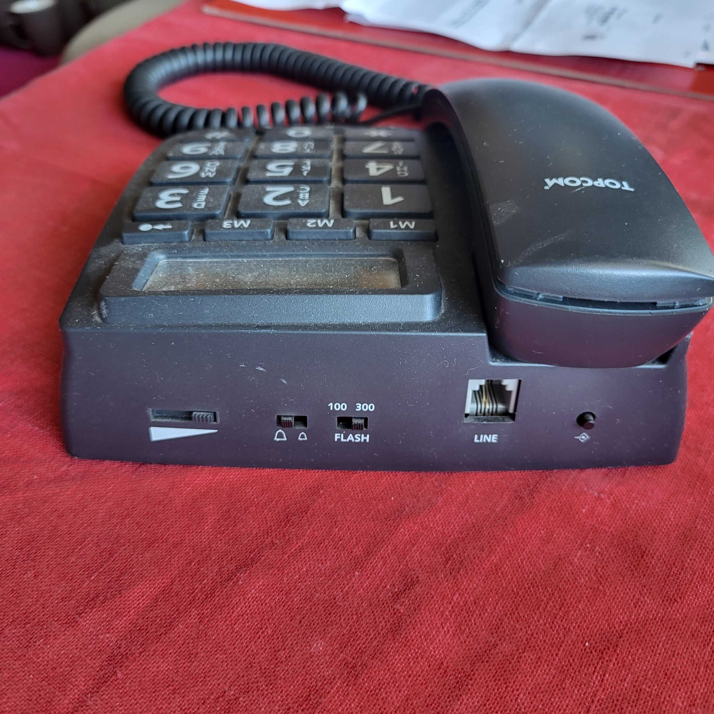 TOPCOM telefon stacjonarny z sekretarką używany sprawny