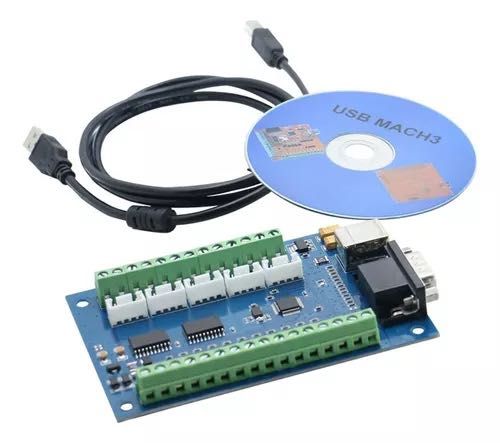Placa Controladora CNC USB Mach3 5 Eixos