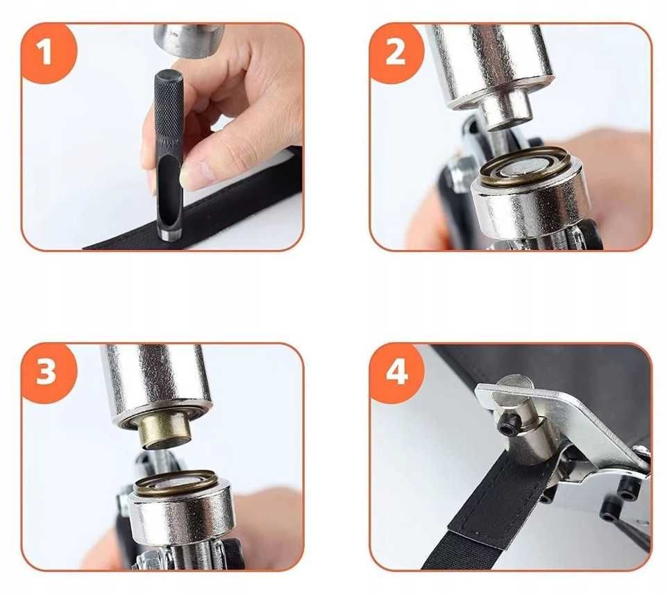 Ręczna Oczkarka Do Plandek Magnetyczna Do Banerów 10mm +520 oczek