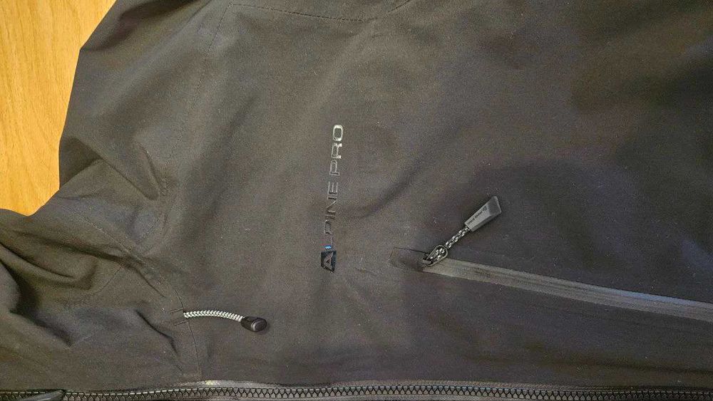 Мембранна чоловіча куртка Alpine Pro Dunac, S - Black