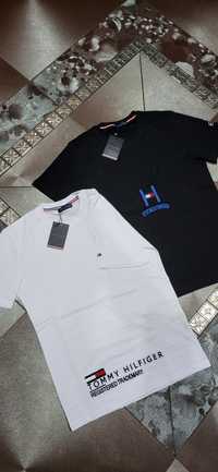 TH Tommy 2 koszulki męskie bawełna premium logo S