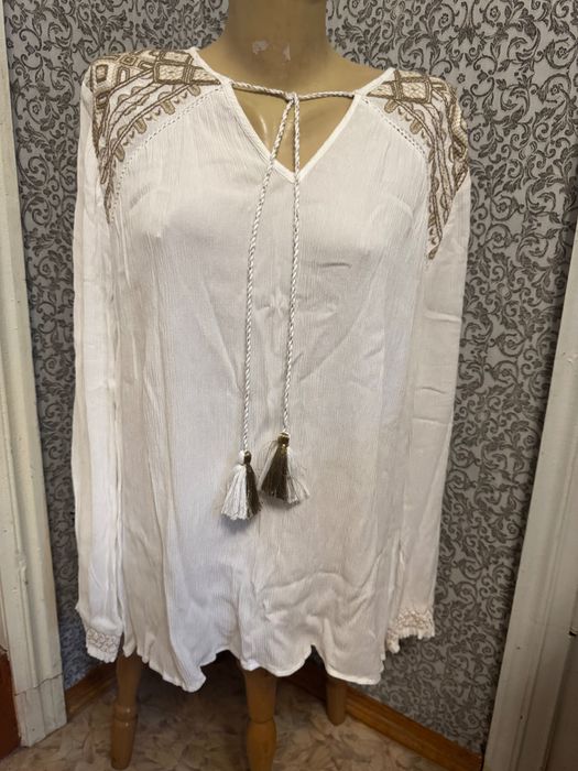 Together Вишиванка сорочка блузка біла