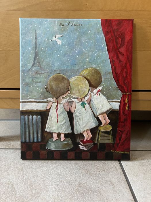 Картина новий рік різдво