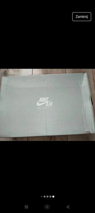 Oryginalne Sneakersy skórzane męskie Nike Air Force 1 '07 46