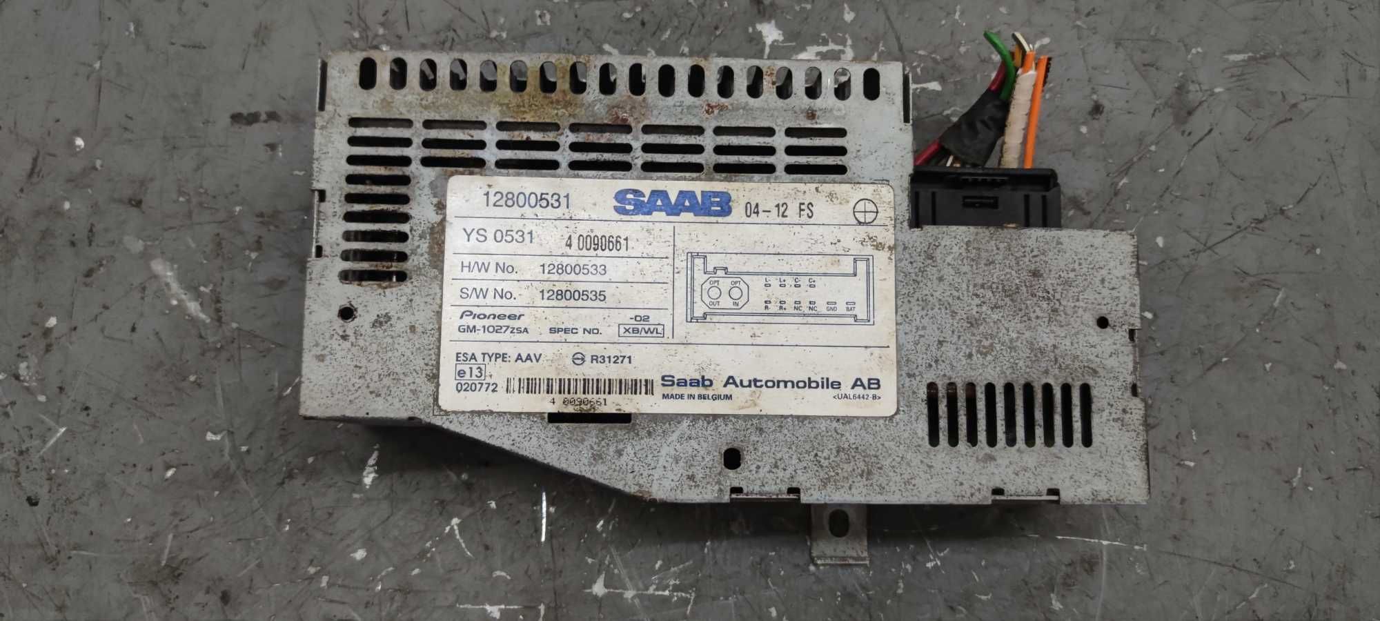 SAAB 9-3 93 9 3 II SS SC II Wzmacniacz Pod Fotel
