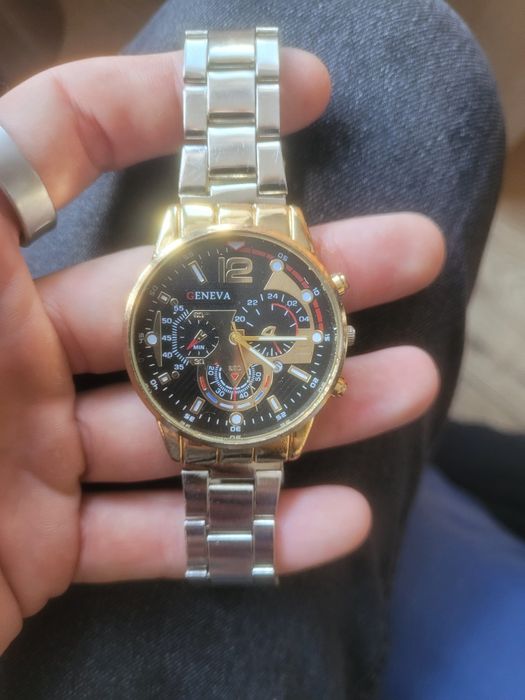 P9zlacany zegarek męski