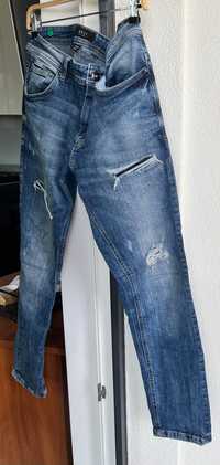 Spodnie jeansy męskie smog 34x32