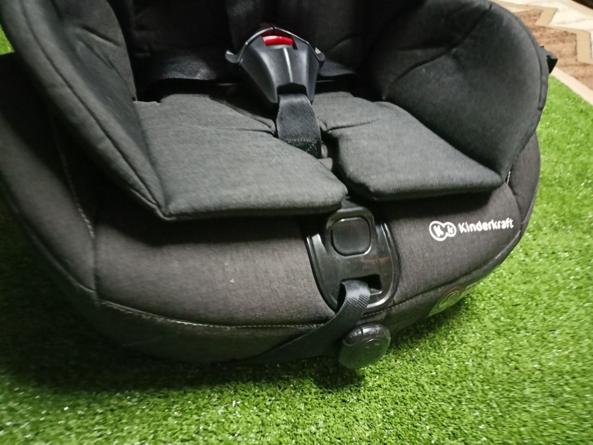 Kinderkraft Fotelik Safety-Fix Isofix 9-36 kg czarny