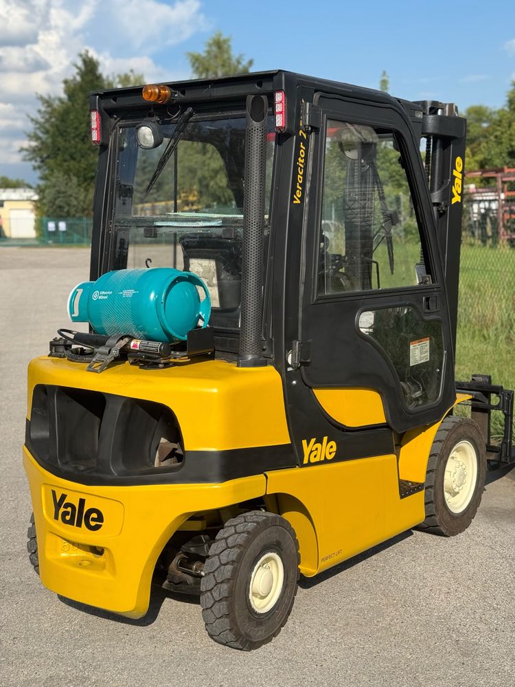 YALE [2018r] wózek widłowy 2500kg KABINA PRZESUW Salon PL UDT 15393mth