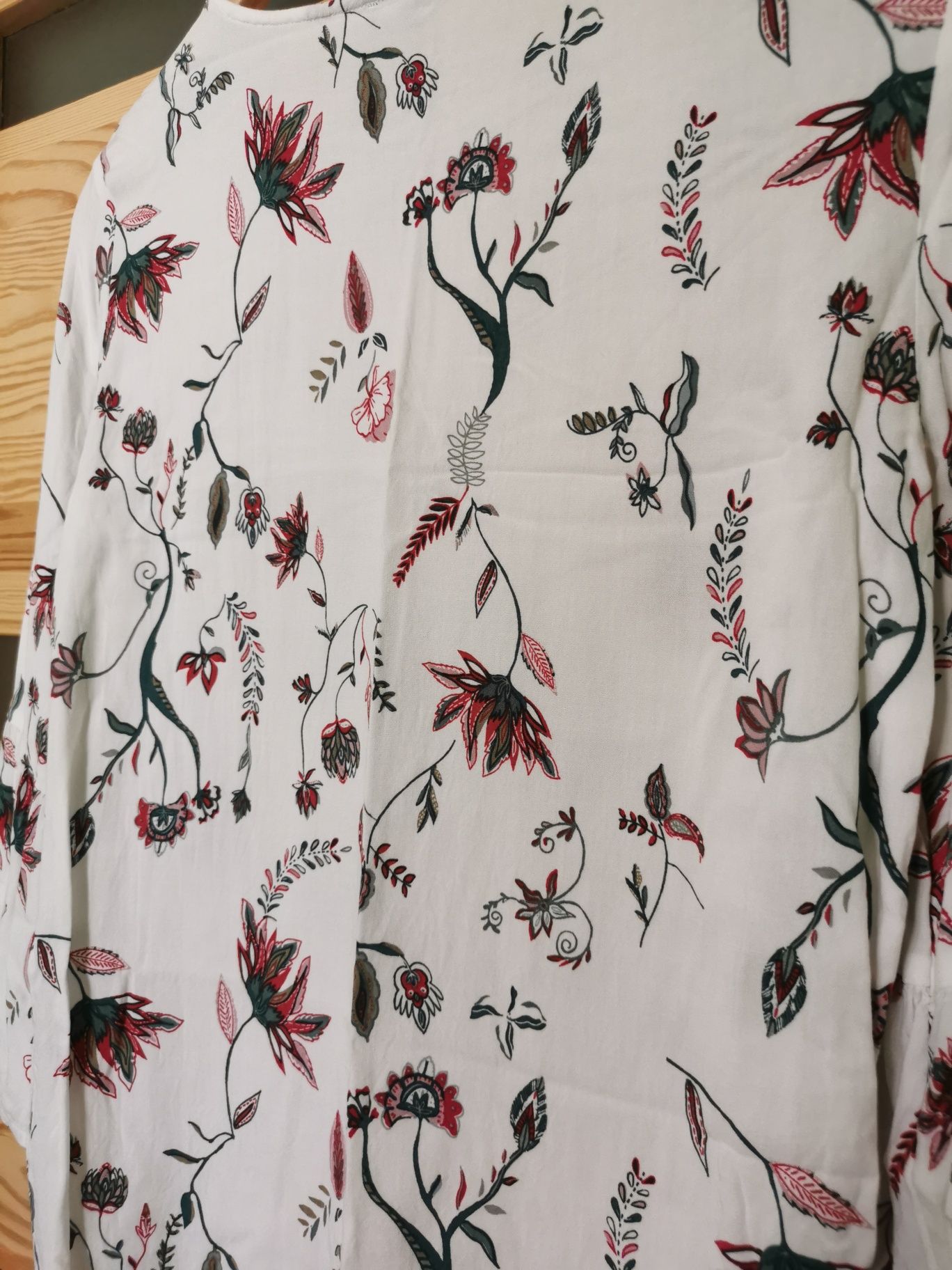 Bluzka koszulowa Montego 38 Peek Cloppenburg wiskoza kwiaty