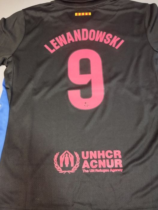Komplet piłkarski FC Barcelona Lewandowski r.146,158
