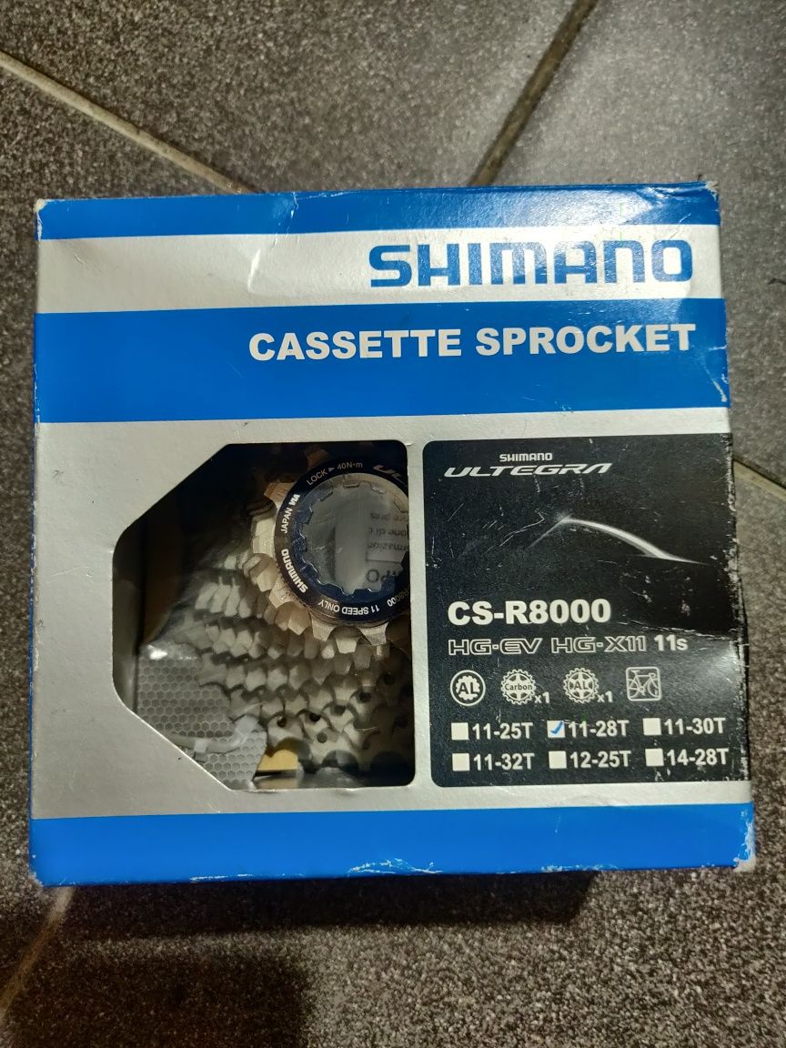 Нова кассета SHIMANO ULTEGRA CS-R8000 11-28T 11 ск.