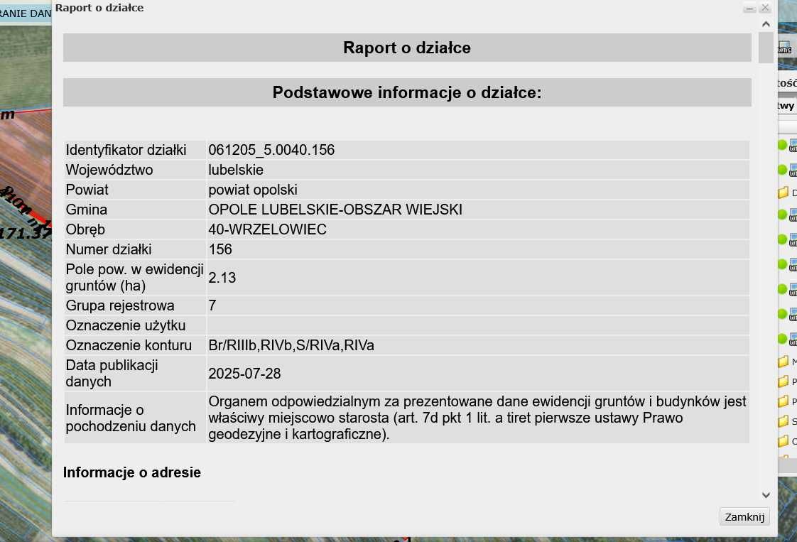 Działka rolna o powierzchni 9ha z nasadzeniami, w jednym kawałku.