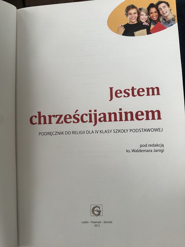 Jestem Chrześcijaninem. Podręcznik do klasy 4