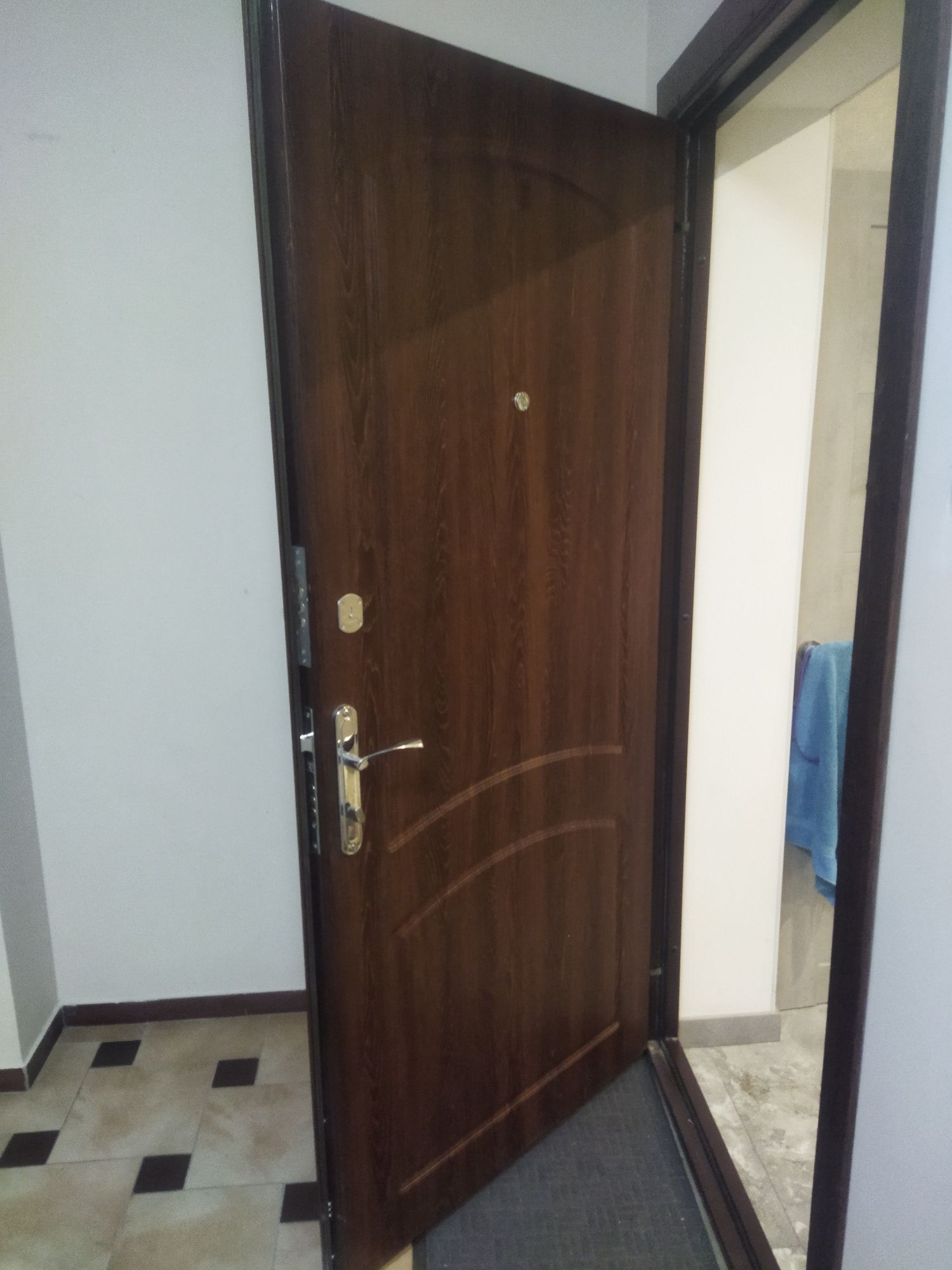Металеві двері з новобудови