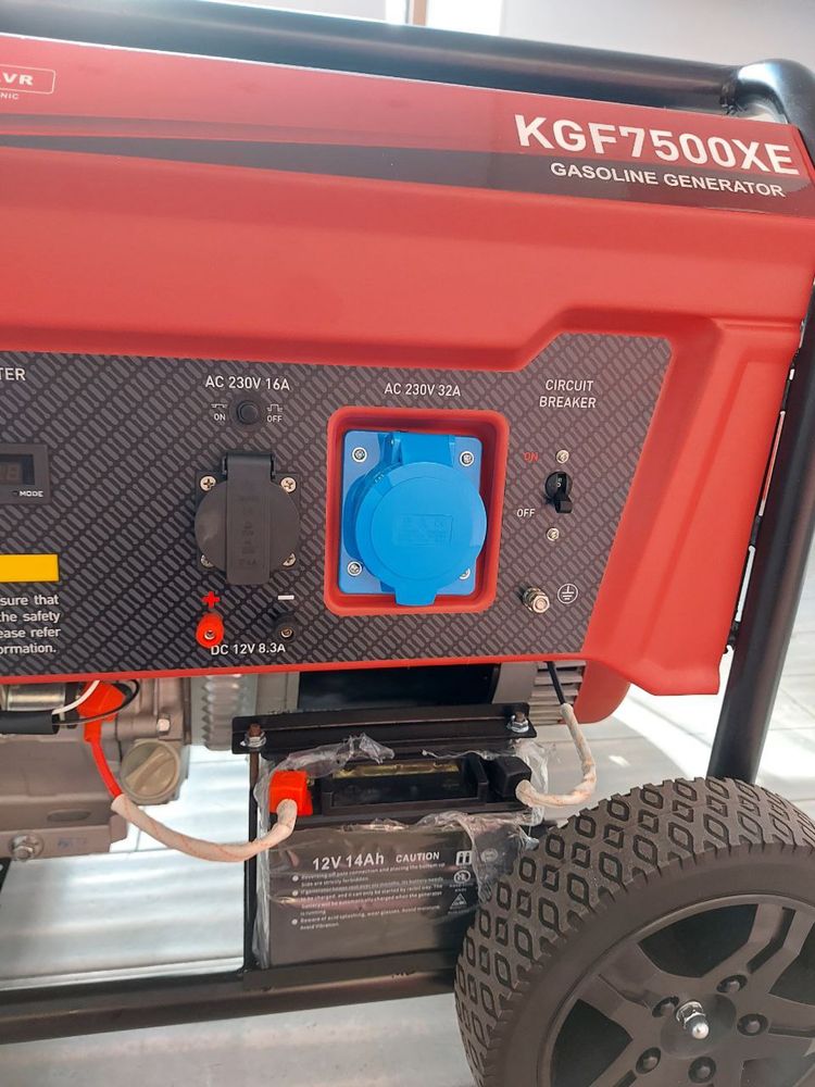 Бензиновий генератор з електростартером KOOP KGF-7500XE 6.5 кВт