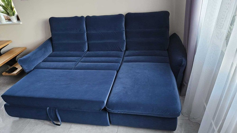 Narożnik rozkładany z funkcją spania