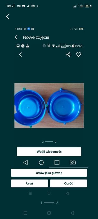 Nowe miseczk z antypoślizgow spodem dla gryzoni świnka mors króli 2szt