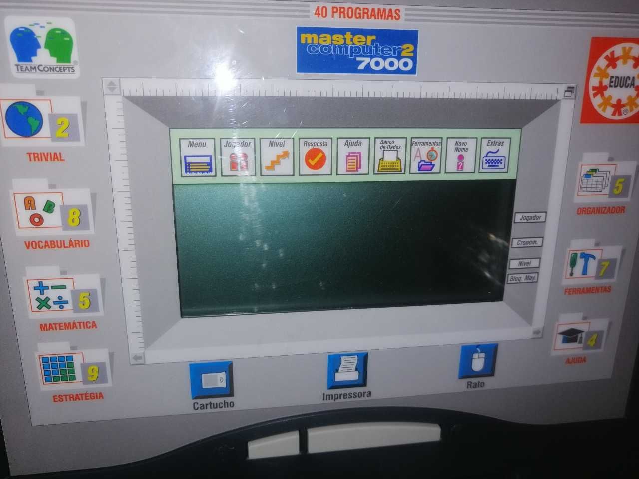 Computador didático para criança. Com rato.