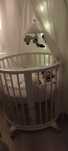 STOKKE SLEEPI MINI V3 materac 78x60 łóżeczko niemowlęce okrągłe