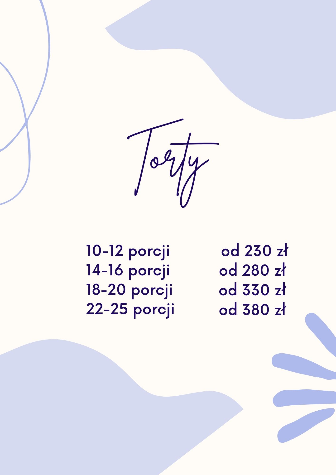 Torty, ciasta domowe