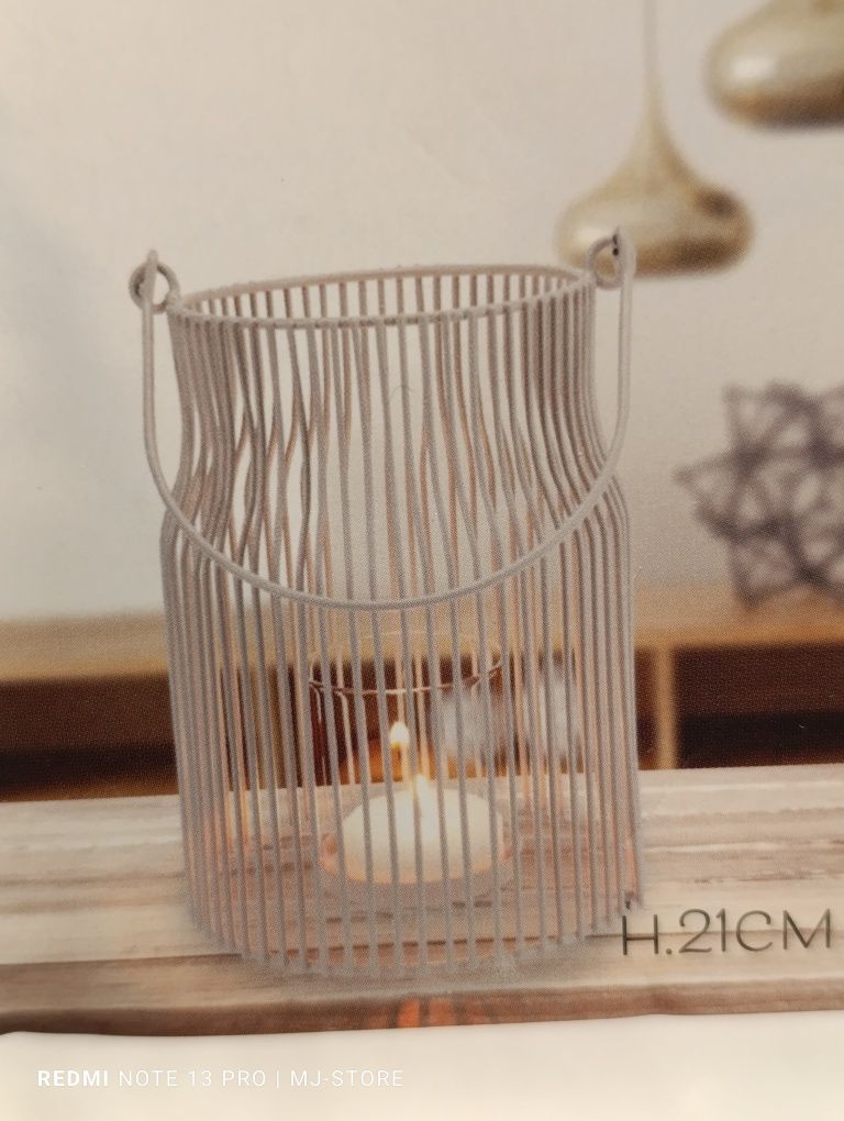 Lampion na świecę w stylu Boho