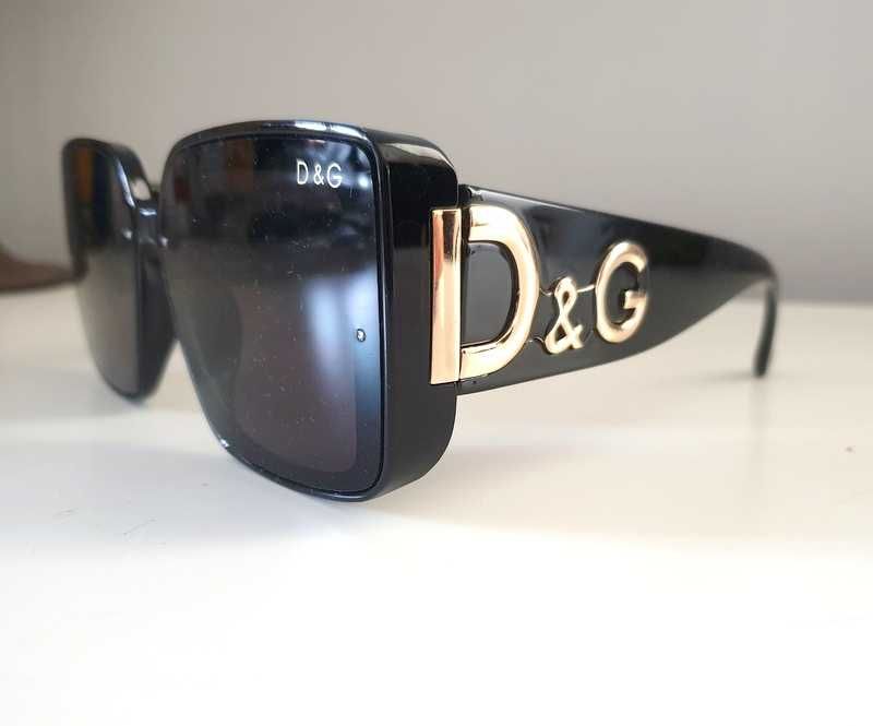 Okulary przeciwsłoneczne damskie z monogramem D&G