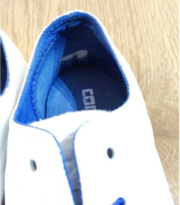 Białe skórzane Converse All Star unisex