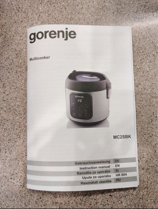 Мультіварка gorenje на 2 літри