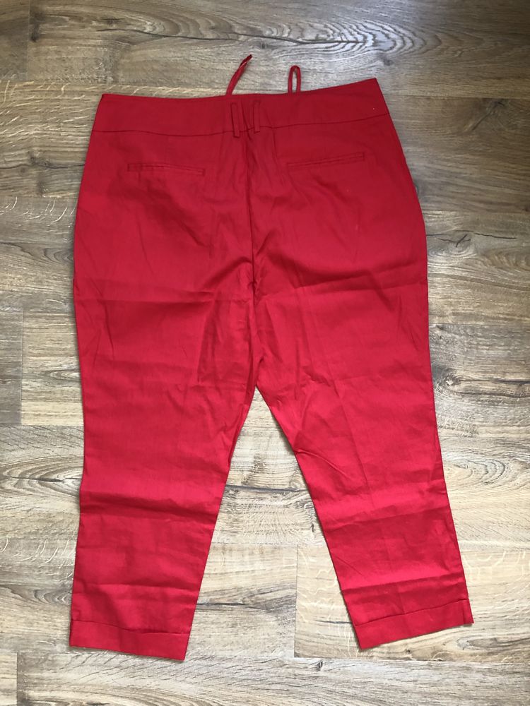 Spodnie damskie NOWE Amy Vermont Czerwone 46 XXL