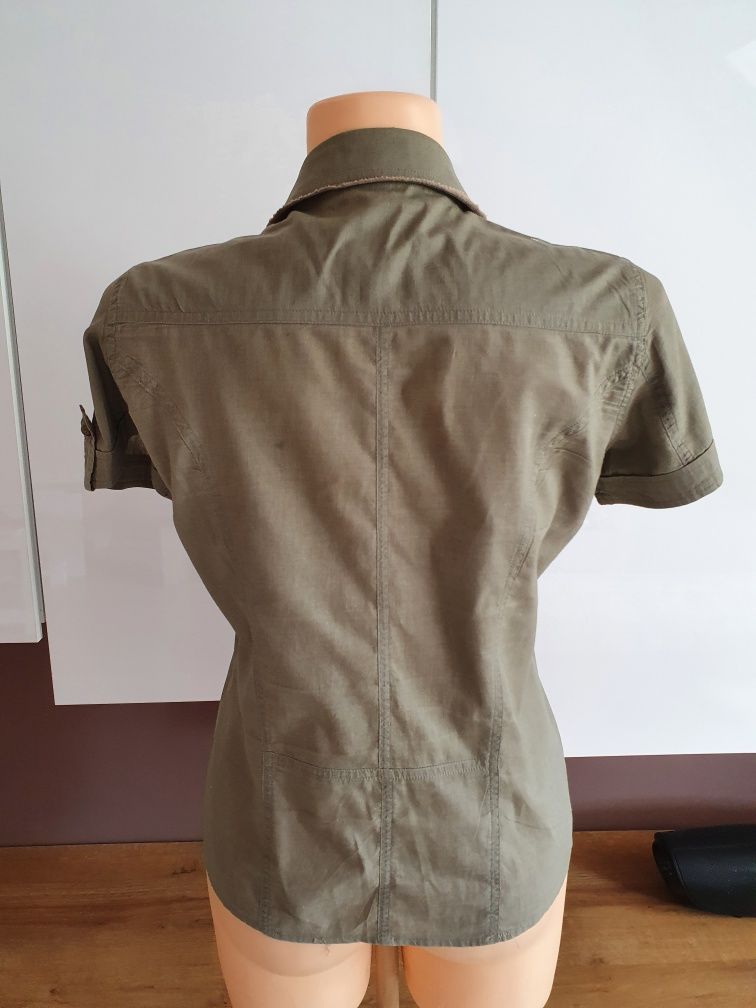 Koszulka khaki,sportowa,krótki rekawek,Reserved,S/M