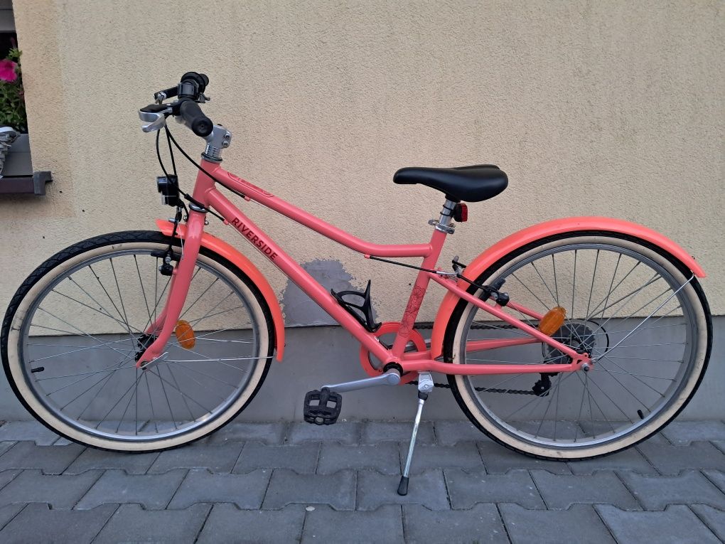 Rower Riverside dziecięcy dla dziewczynki koła 20" Decathlon