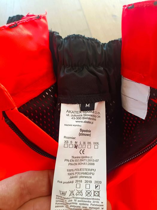 Ratownictwo medyczne spodnie zimowe akatex rozm. M