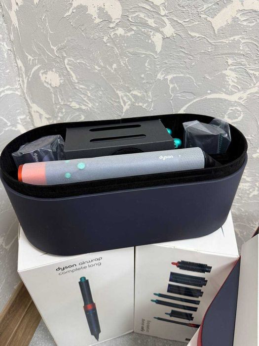 Стайлер Dyson HS05 Airwrap Complete Long Prussian Blue/Topaz Orange
