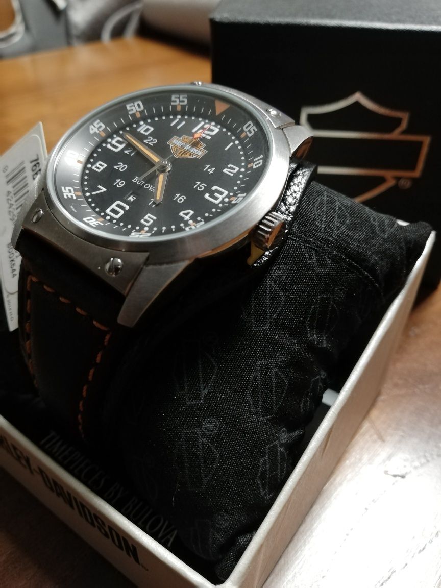 Baixa de preço - Relógio Bulova 76B31 Harley-Davidson