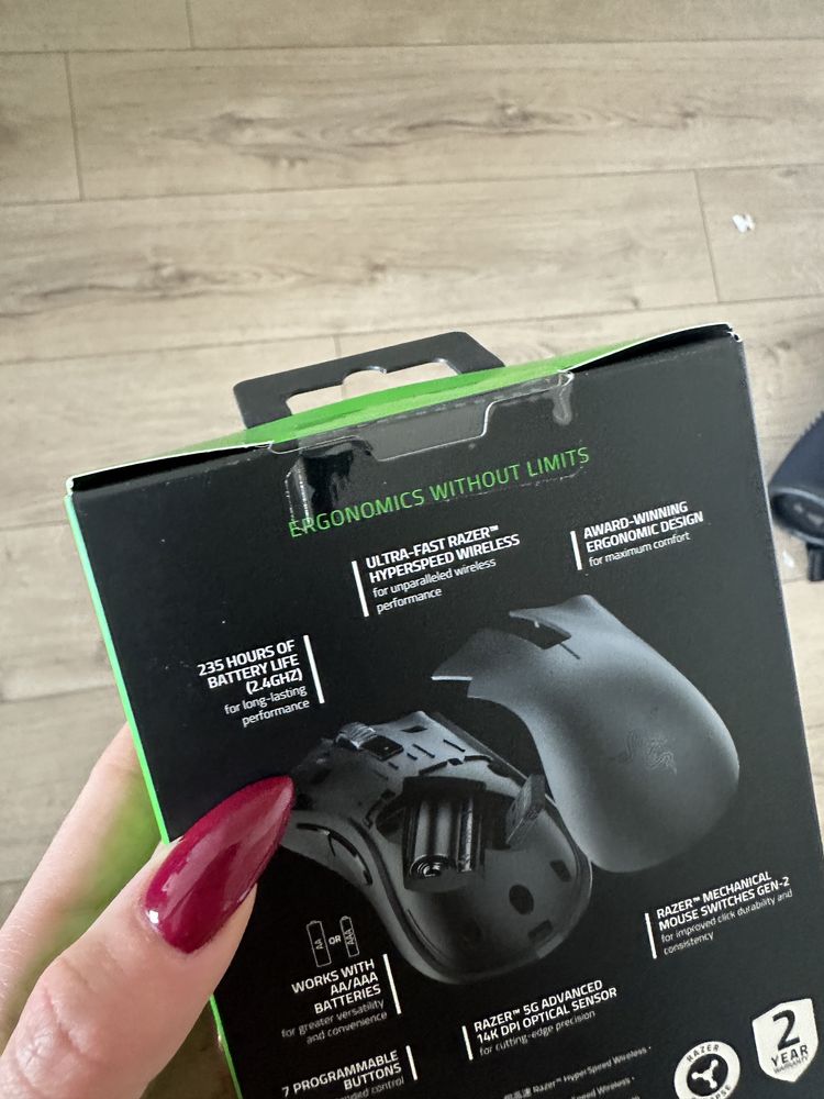 Nowa myszka Razer DeathAdder V2 Wireless