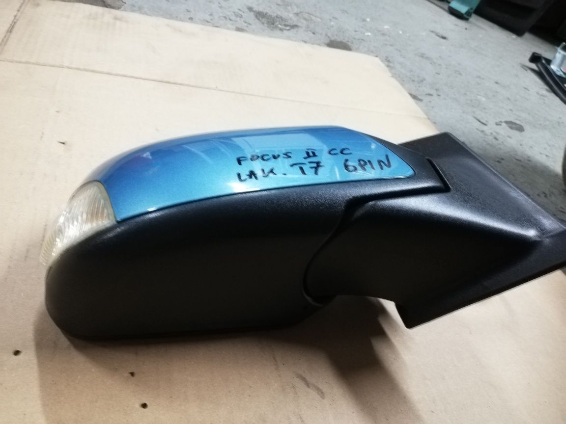 Lusterko zewnętrzne prawe Ford Focus mk2 CC kabriolet cabrio T7 6 pin