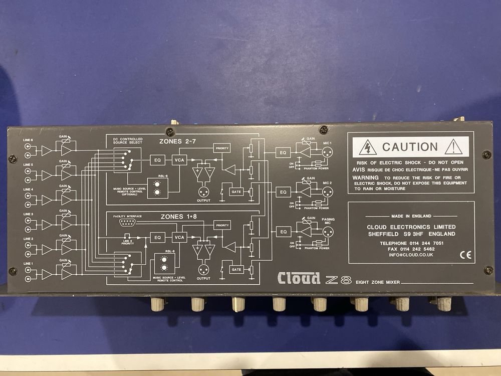 Misturador de Som Cloud Z8