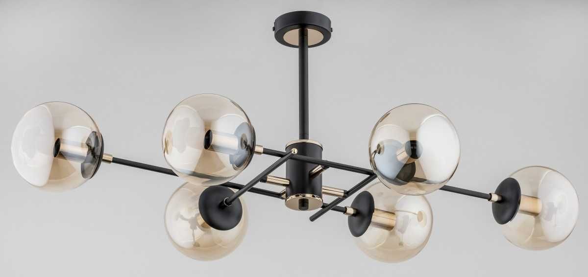 Lampa sufitowa z eleganckimi szklanymi kloszami AL 62179 z serii TANOS