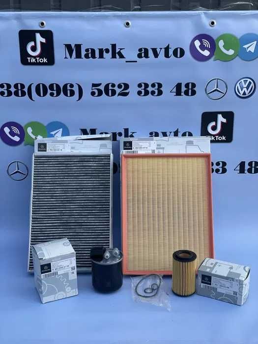 Фільтр фільтра 906 sprinter 2.2 651 паливний повітряний масляний салон