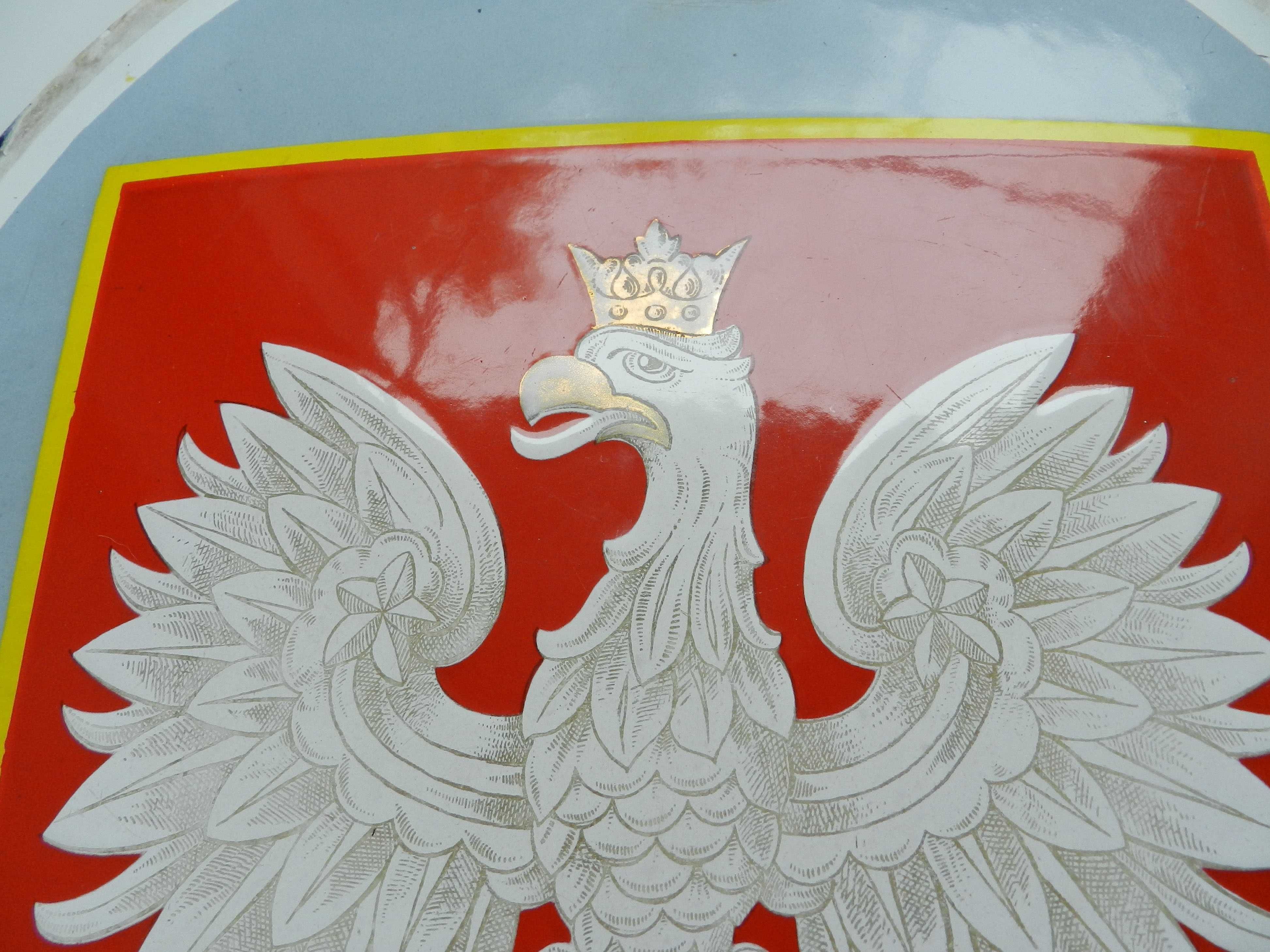 orzeł państwowy wz.1927 emaliowana tablica oryginalne godło II RP 1939