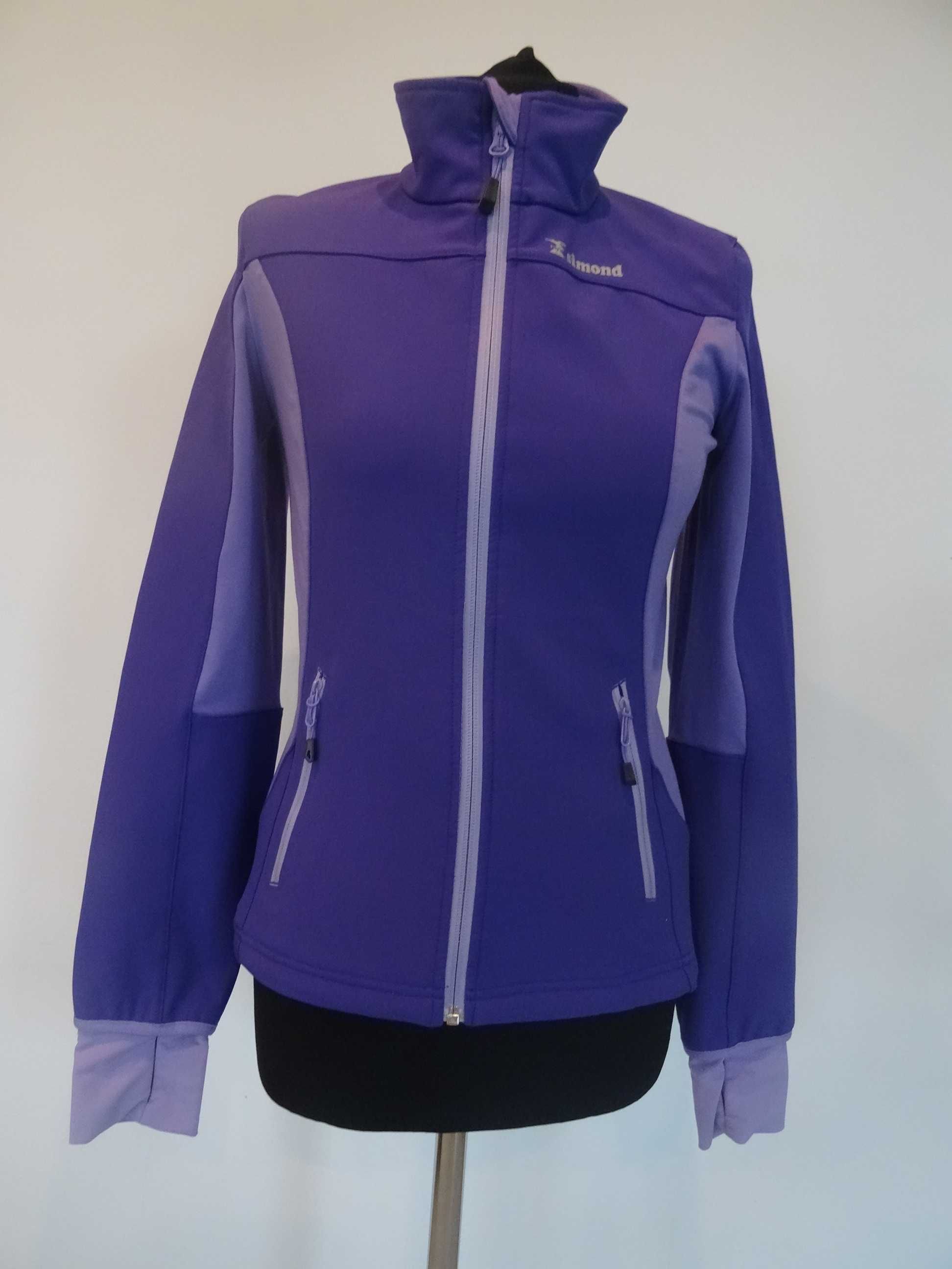 softshell kurtka Simond rozmiar S sportowa fioletowa