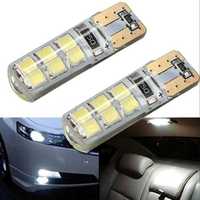 Pack 10 Lâmpadas T10 W5W 12SMD 2835 Led Canbus Super Brilhantes