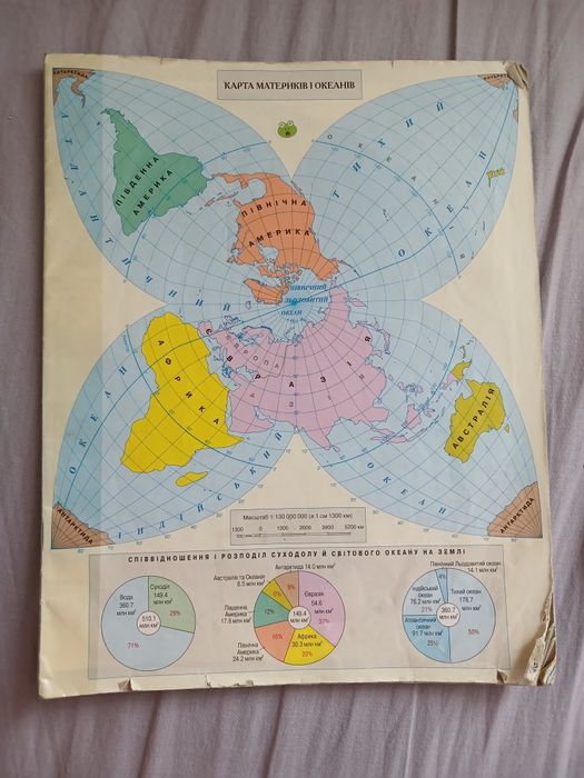 атлас з географії 7 клас
