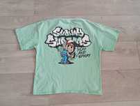 Zara mietowy podkoszulek t-shirt 140