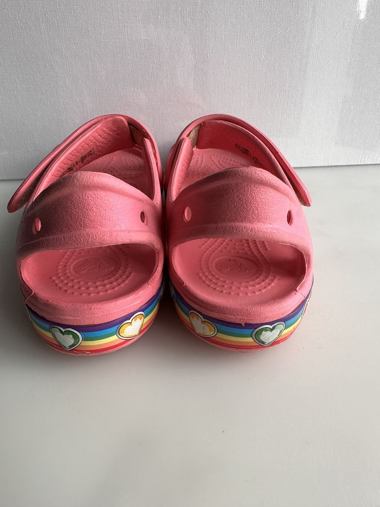 Crocs Кроксы босоножки на девочку (С11) 26р.