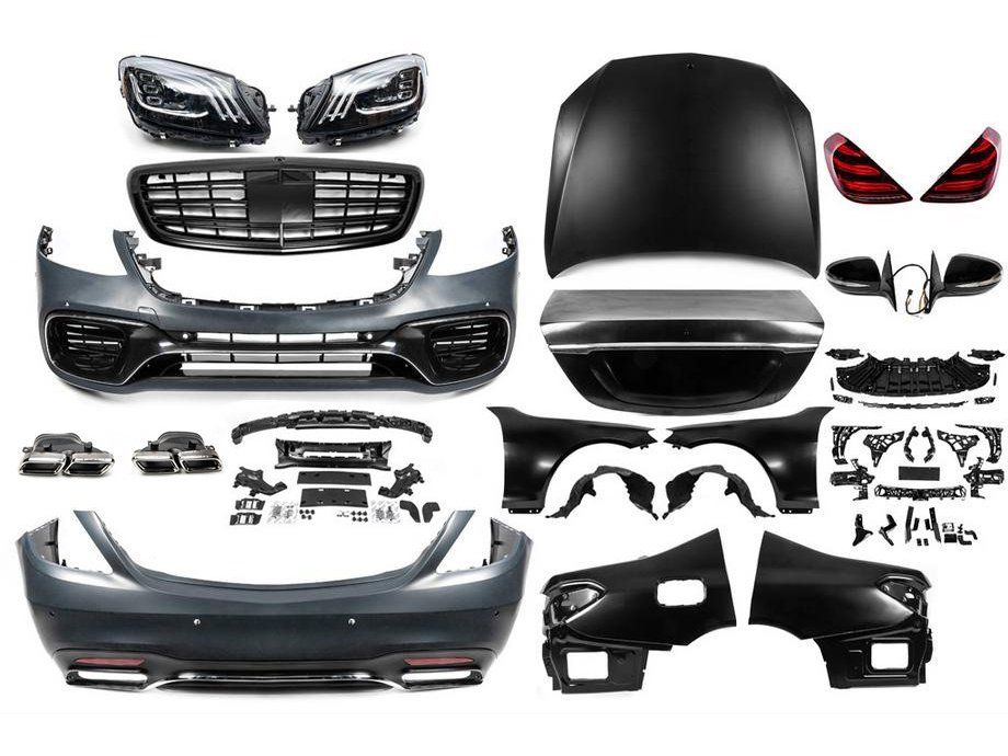 Mercedes S-class W221 Комплект рестайлінгу в W222 AMG S63/Мерседес