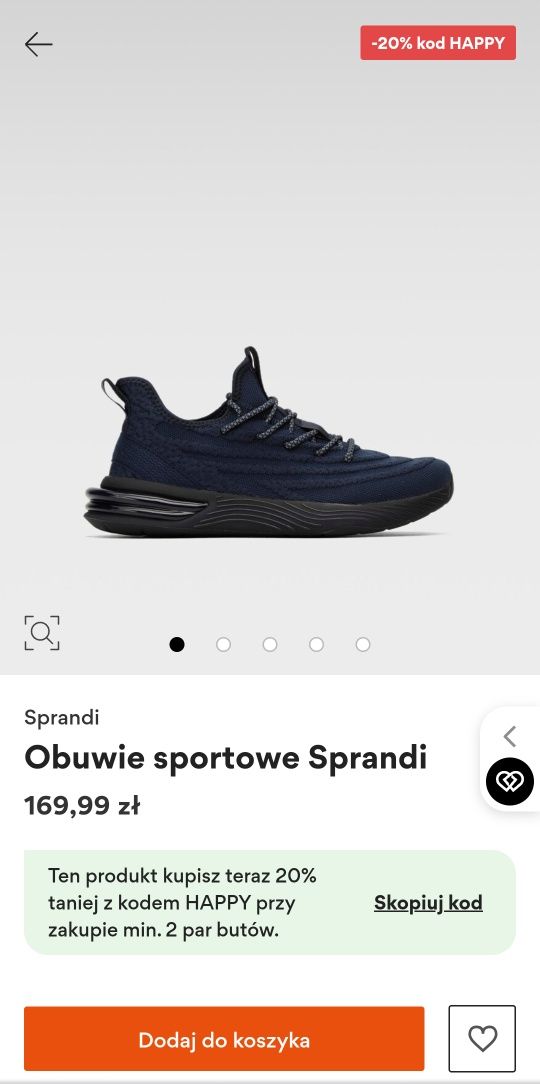 Buty sprandi rozmiar 43