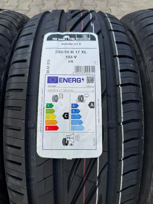 4x Nowe opony letnie 235/55r17 103V XL UNIROYAL RainSport 5 (2025r)