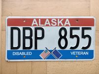 Tablica Alaska Veteran USA